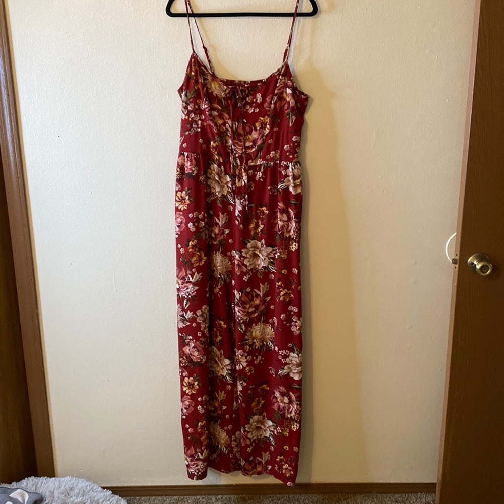 Xhilaration Floral Jumpsuit XXL